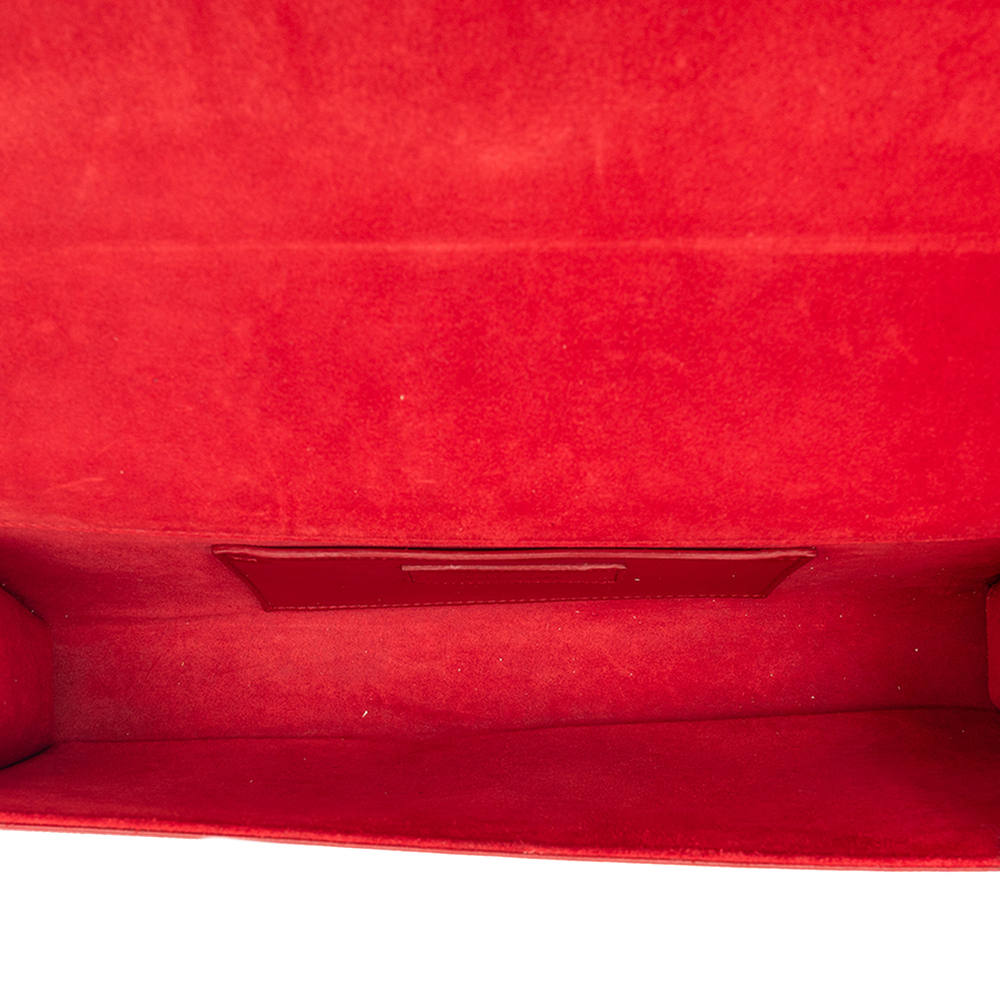 Pre-Loved Saint Laurent Grain de Poudre Monogram Cassandre Clutch - Picture 4 of 8